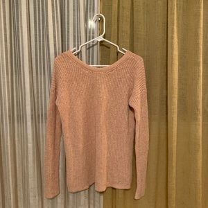 Peach sweater